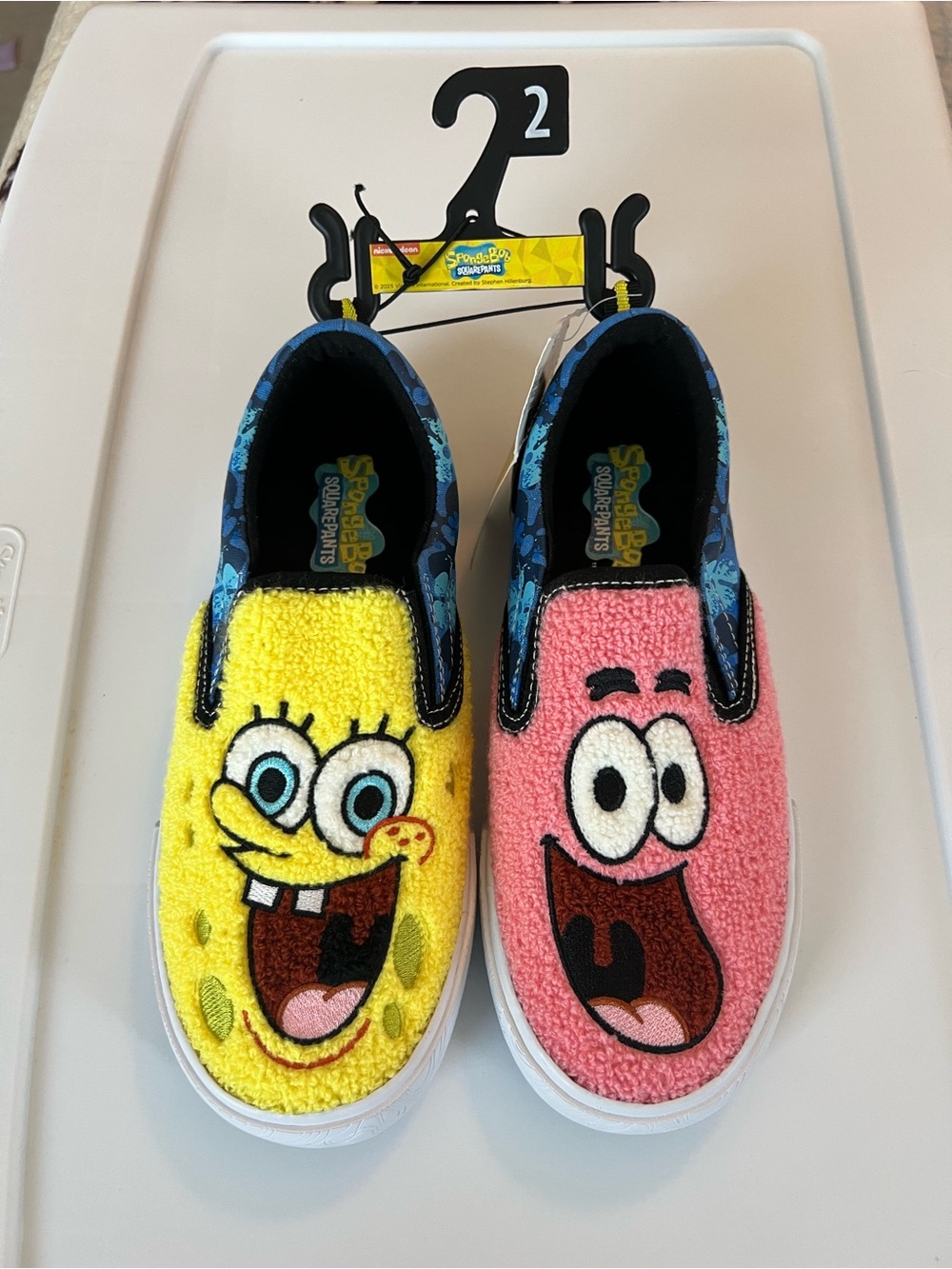 Nickelodeon SpongeBob & Patrick Slip-On Sneakers - Yellow & Pink